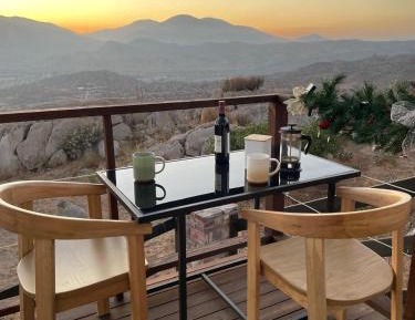 Family Room with Mountain View