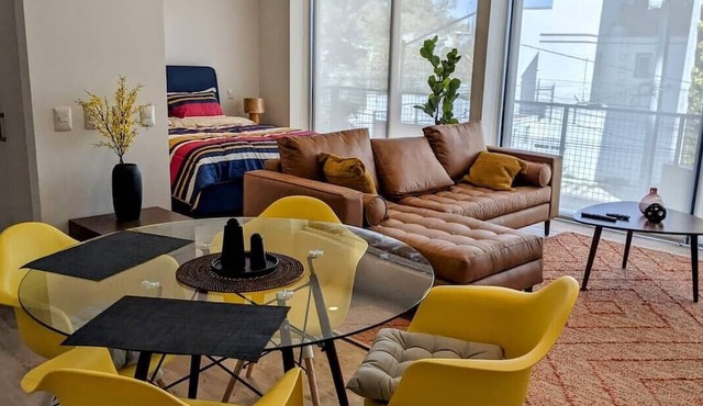 Stylish loft at new upscale tower in Providencia